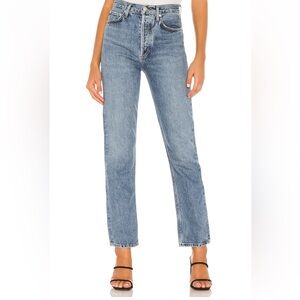 AGOLDE 90'S PINCH WAIST HIGH RISE STRAIGHT JEAN - NAVIGATE